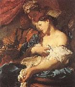 Johann Liss Death of Cleopatra Spain oil painting artist